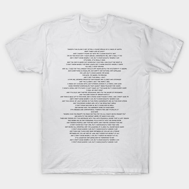 This road I know - Zach Bryan T-Shirt by Mikayla8110